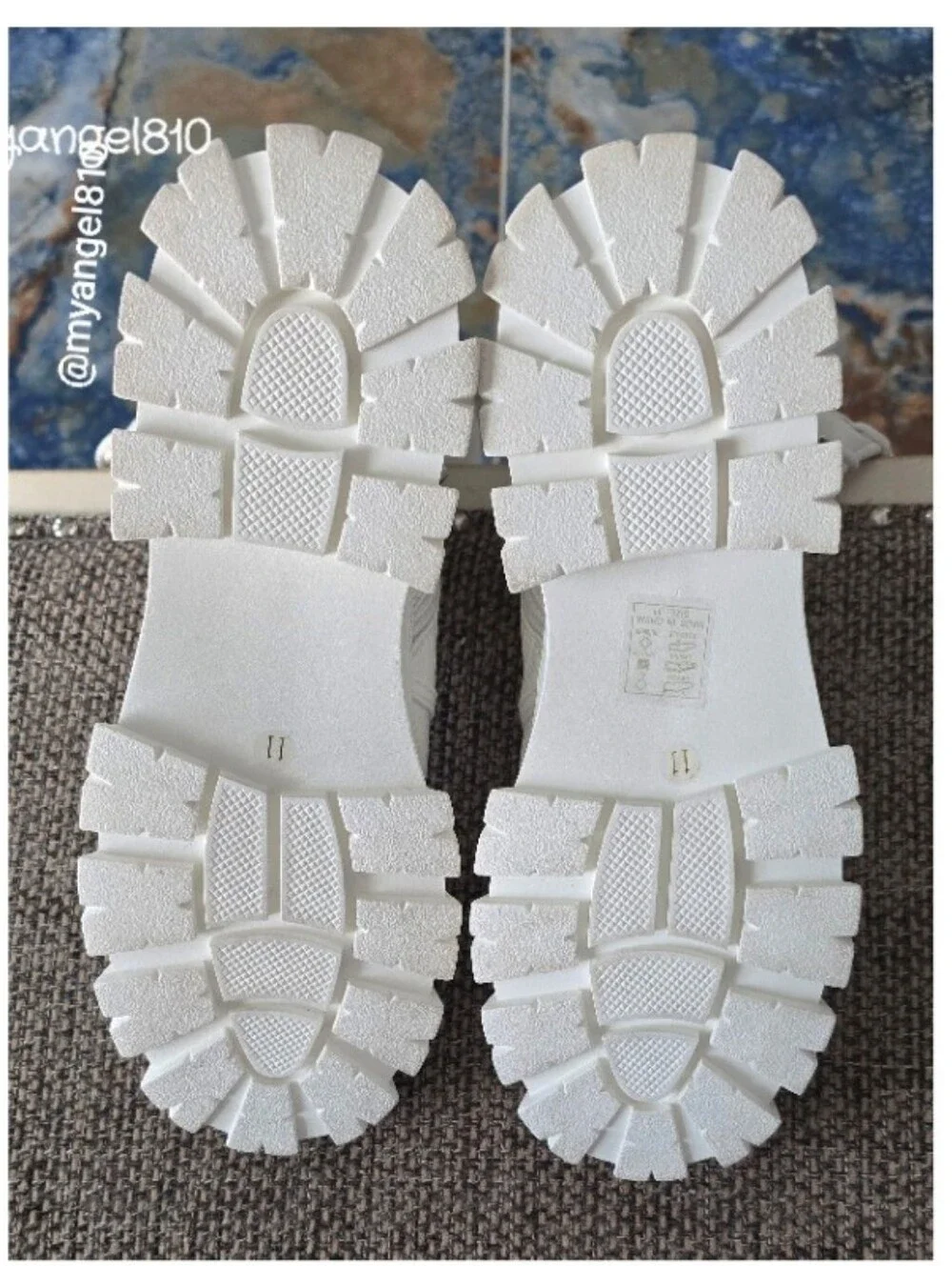 Azalea Wang White Lace-Up Over-the-Knee Combat Boots, Size 11